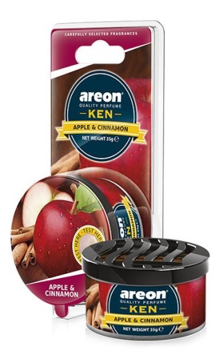 VÔŇA AREON KEN APPLE & CINAMON 35G PLECHA