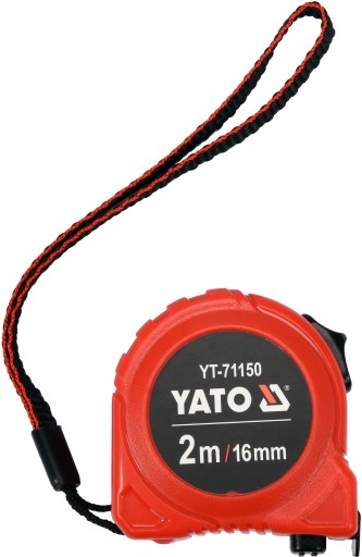 Valcovaná páska meria 2mx16mm oceľová páska YT-71150 YATO