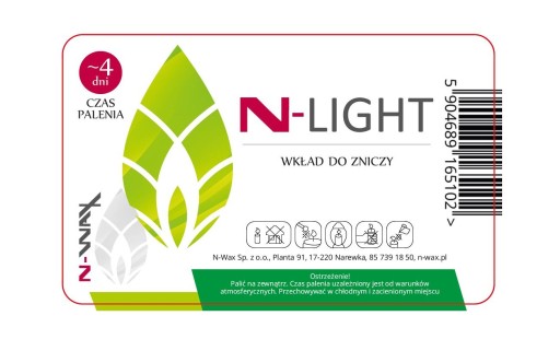 Vložka na sviečky N5 - N-LIGHT
