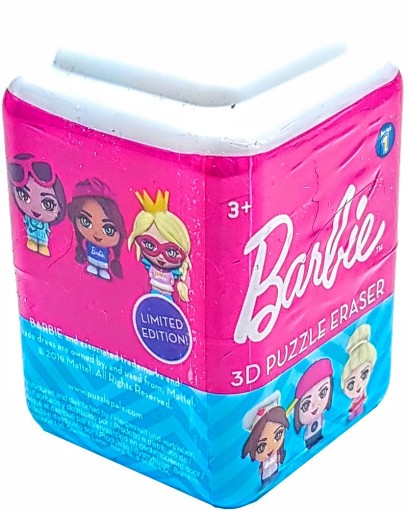 SÚPRAVA GUMA NA POSTAVU BARBIE SURPRISE 3D PUZZLE GUM