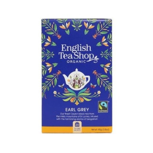 English Tea Shop Organický čaj Earl Grey 20 vrecúšok