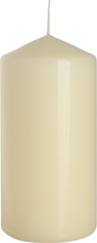 Sviečka valcová BISPOL Aura 38H 12CM SW60/120 ECRU