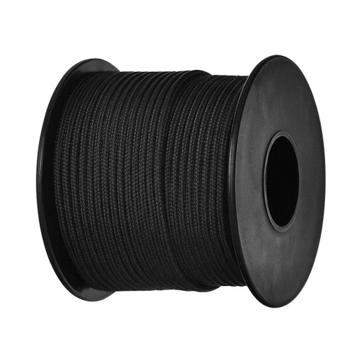 PLACHITEĽSKÉ LANO ČIERNE 2 mm / 10 metrov na VIAZANIE, NÁRAMKY