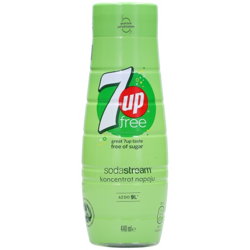 Sirup do SodaStream 7 Up Diet carbonator 201058 440 ml zelený