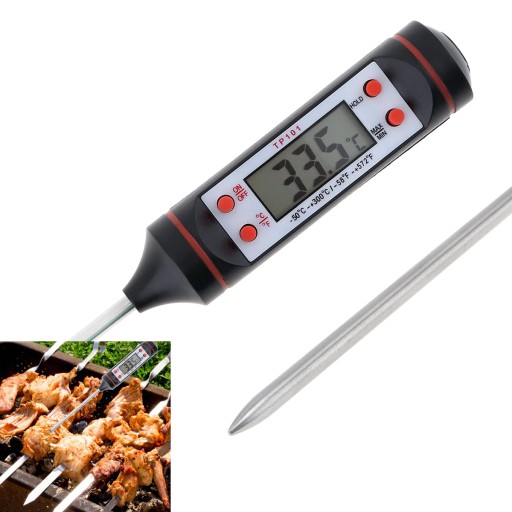 LCD PIN TEPLOMER KUCHYŇSKÁ SONDA MÄSO VÍNO