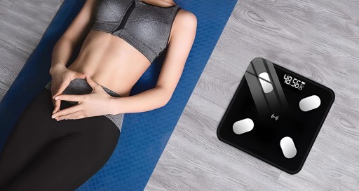 BLUETOOTH SMART KÚPEĽŇOVÁ VÁHA 25v1 180 kg ANALYTICKÁ INTELIGENTNÁ + METER