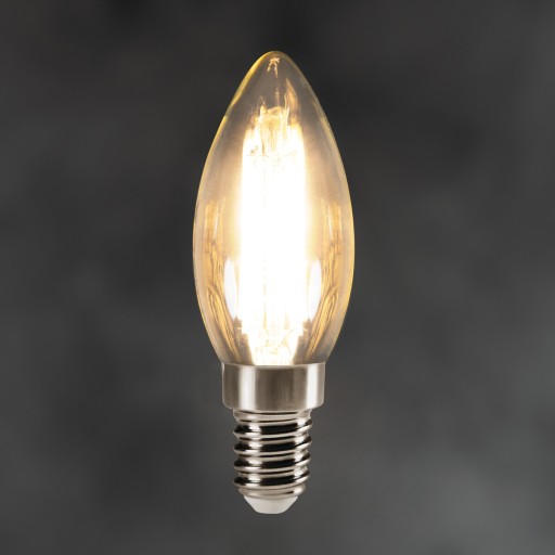 E14 XLEDIM C35 LED žiarovka 5,9W-WW 806lm 2700K teplá farba, stmievateľná