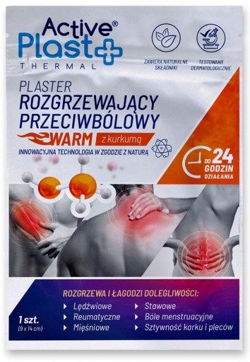 Hrejivá náplasť proti bolesti s kurkumou, 1 ks