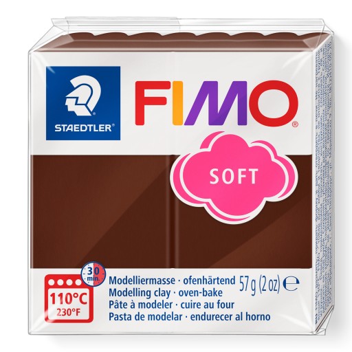 Staedtler Fimo ČOKOLÁDOVÁ PASTA mäkká 57g 8020-75