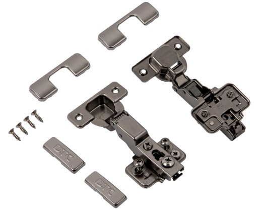 Záves nábytkový polozadlabací 3D 2 ks - C82-3D/9* 2W BLACK STYLISH AMIX