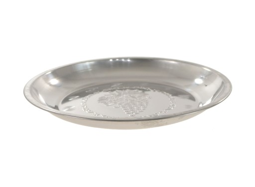 DEKORÁCIA NA PODNOBKU PLYTKÁ KOVOVÁ 25 CM