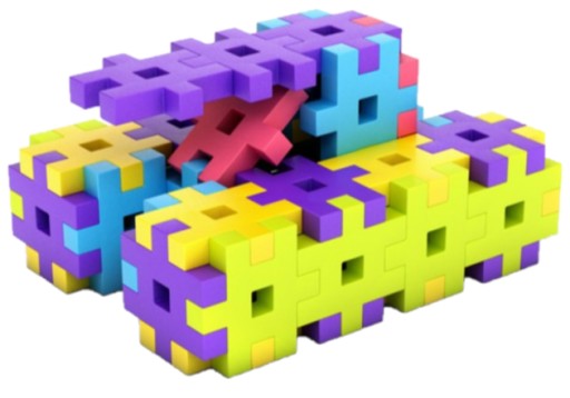 STAVEBNÉ BLOKY Kreatívne oblátky MELI Basic 50