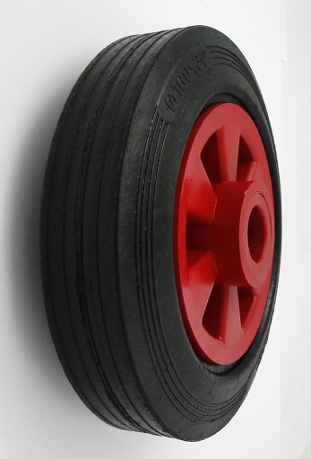 29T Plastové a gumené koliesko, priemer 125 mm, priemer 15 mm