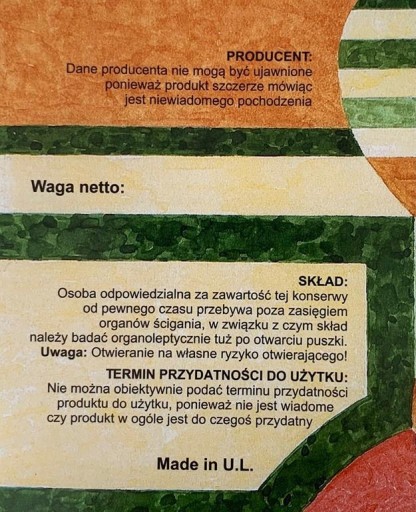 BIGOS CAN vtipné BALENIE TRIČKA DO vtipnej plechovky s nápisom