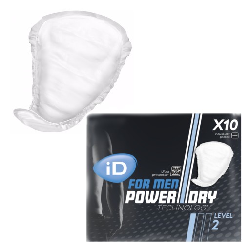 ANATOMICAL pánske vložky POWER DRY 10 ks level 2 / urologické vložky