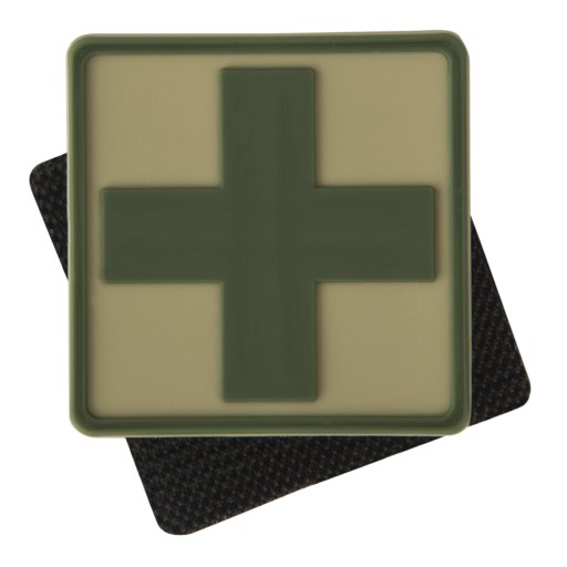 Nášivka Emblém HELIKON Medic PVC Khaki