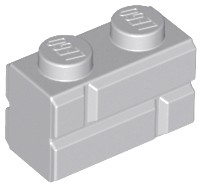 LEGO Brick Wall Grey 98283 (50 dielikov)
