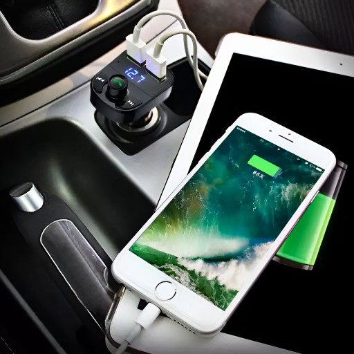 BLUETOOTH FM VYSIELAČ MP3 NABÍJAČKA PREHRÁVAČ 2X USB AUDIO BT
