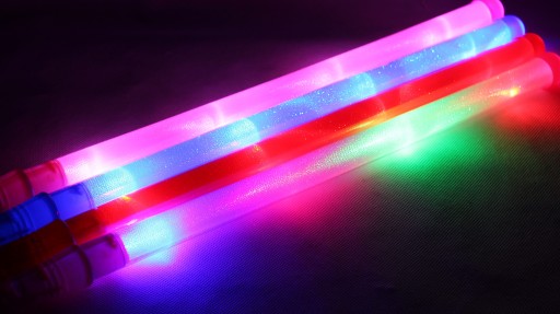 LED LIGHTSABER obušok 28cm FARBY na párty