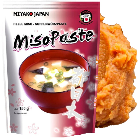 Svetlá biela Miso pasta na polievku 150g MIYAKO JAPONSKO