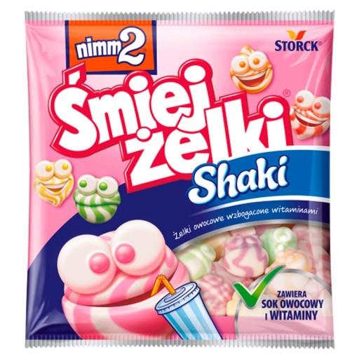 nimm2 Śmiejżelki Shaki ovocné želé vitamíny 90 g
