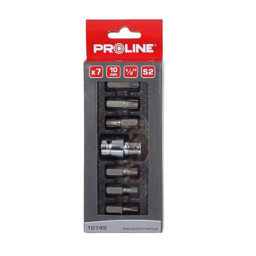 Bity TORX T25-T55 7 kusov S2 Proline 10749