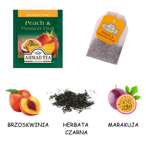 Ahmad Tea FruityTea s4 čierne ovocné čaje 20tb