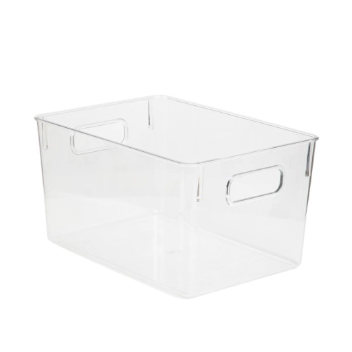 LYDIE akrylový organizér 19,4x22,3x15,2cm úložný box HOMLA