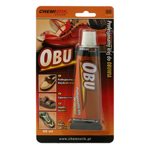 POLYURETÁNOVÉ LEPIDLO NA GUMU, PU, PVC, KOŽU, OBA 60ML