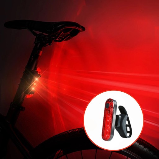 LED BIKE SVETLO PREDNÉ ZADNÉ USB SÚPRAVA NA BICYKEL