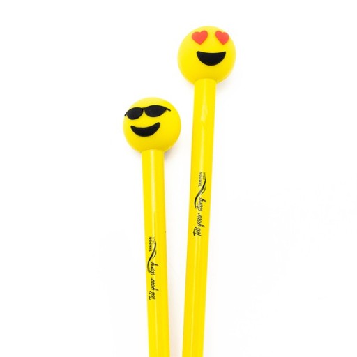 CERUŽKA S usmievavým smajlíkom Emoji Vtipné DO PRÁCE ŠKOLSKÝ ÚSMEV ŽLTÝ