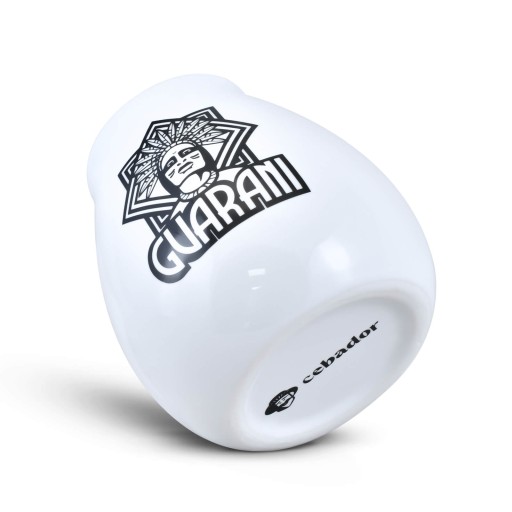 Biela keramická tekvica s logom Guarani 350 ml