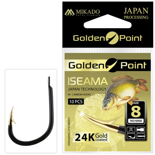 Golden Point Iseama 8 háčikov s čepeľou Mikado