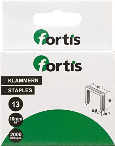 Spony do príklepovej zošívačky 6mm 2000ks FORTIS