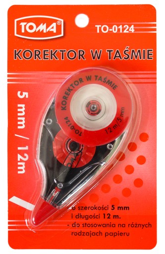 Korekčná páska Toma 12 m x 5 mm