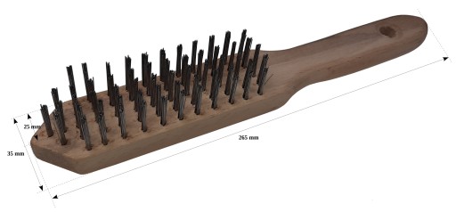 5-radová drôtená kefa