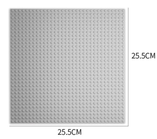 Stavebná doska pre bloky KLOCKI 25,5x25,5 (PK02)