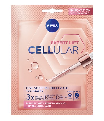 Plechová maska NIVEA CELLULAR EXPERT LIFT