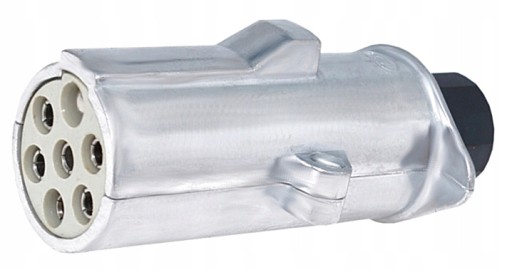 P5X02 Zástrčka prívesu 7 PIN, 24V, typ S, hliník