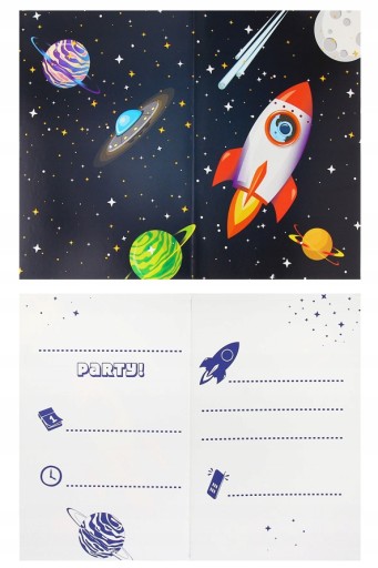 Rekvizity na fotenie pre deti Omaľovánky fotobúdka Vesmírne rakety zábava