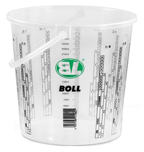 BOLL Plastová nádoba so stupnicou + vrchnák 5000 ml