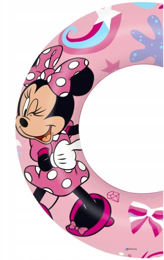 Nafukovací kruh Minnie Mouse pre dievčatá 56 cm + 3 roky