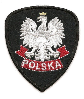emblém orla PL nášivka na prišitie alebo nažehlenie