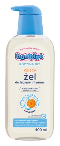 Bambino Upokojujúci gél na intímnu hygienu 400ml