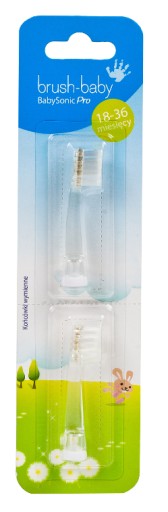 BrushBaby PRO hlavy 18-36 mesiacov na zubnú kefku BabySonic