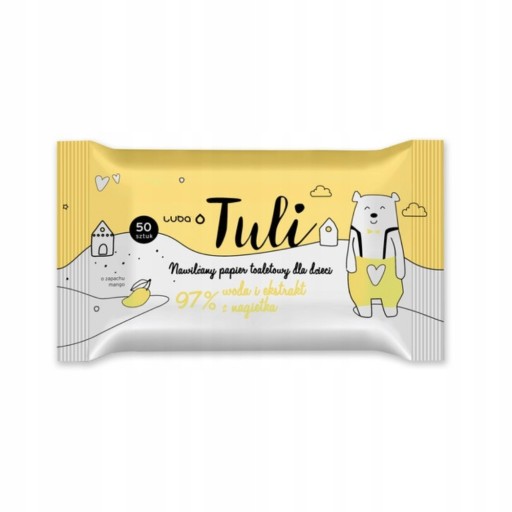 Luba Vlhčený papier pre deti s vôňou Mango