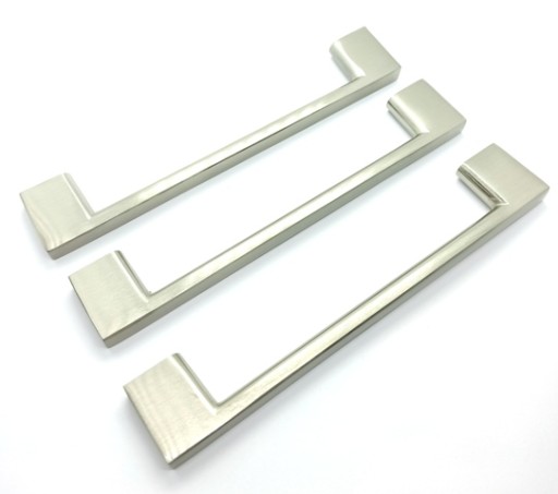 MODERNÁ NÁBYTKOVÁ KĽÚČKA L-96MM INOX TECHNO
