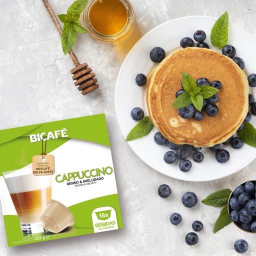 Kávové kapsuly Bicafe CAPPUCCINO pre Dolce Gusto 16
