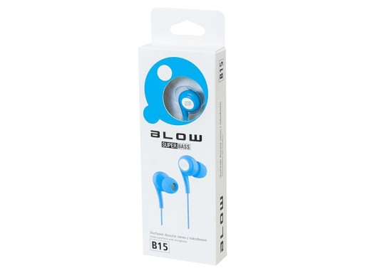 Slúchadlá do uší BLOW B-15 BLUE s mikrofónom