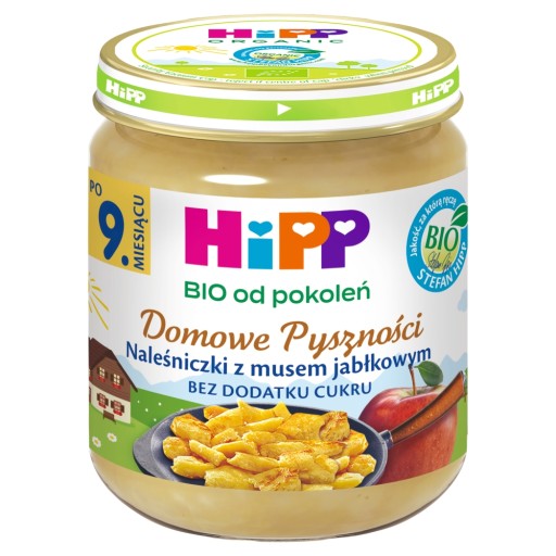 HiPP BIO Domáce pochúťky Palacinka s jablkovou omáčkou. 3 x 200 g